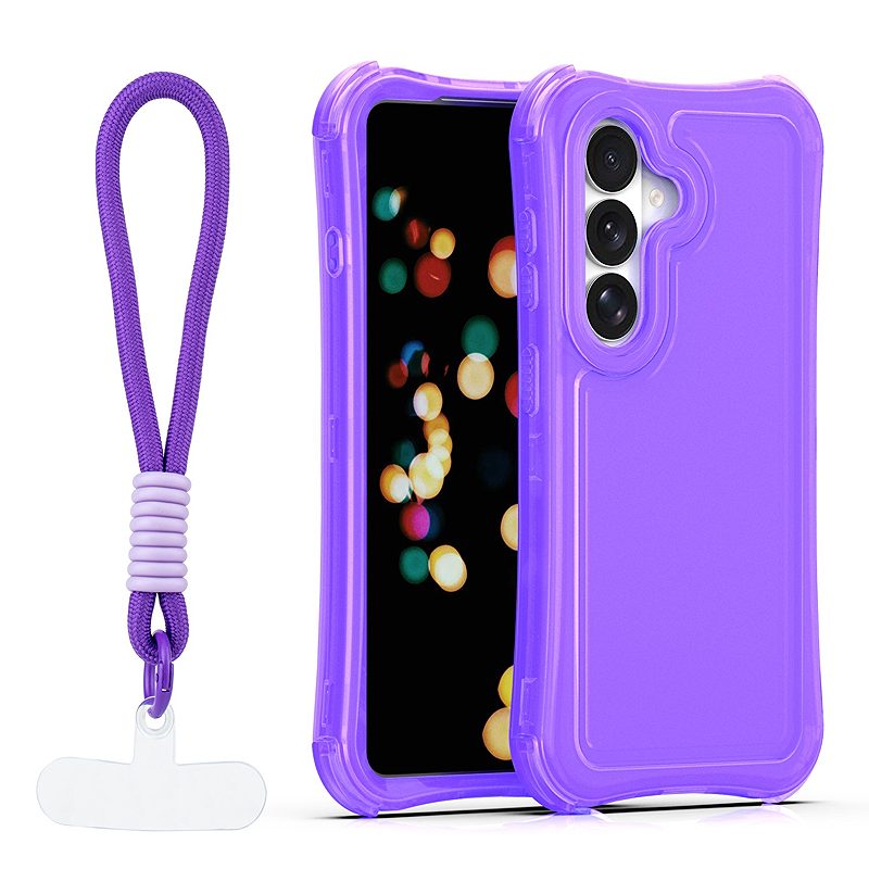 Safepop case with strap for Samsung Galaxy S24 / S25 purple