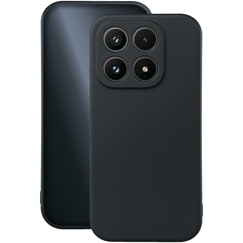 Silicon case for Xiaomi 17 black