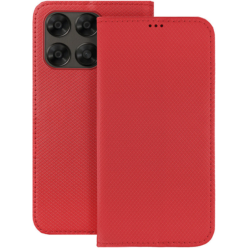 Smart Magnet case for Motorola Moto G67 5G / G77 5G red