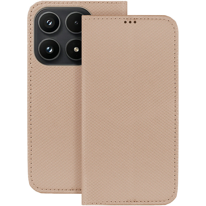 Smart Magnet case for Xiaomi 17 gold