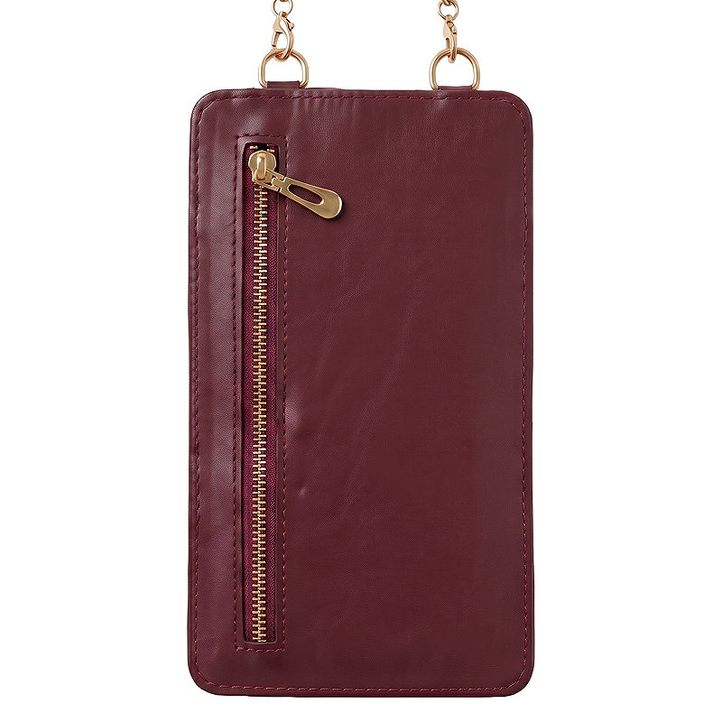 QUILTED PHONE BAG 19*10,5*2CM RED - Billede 4