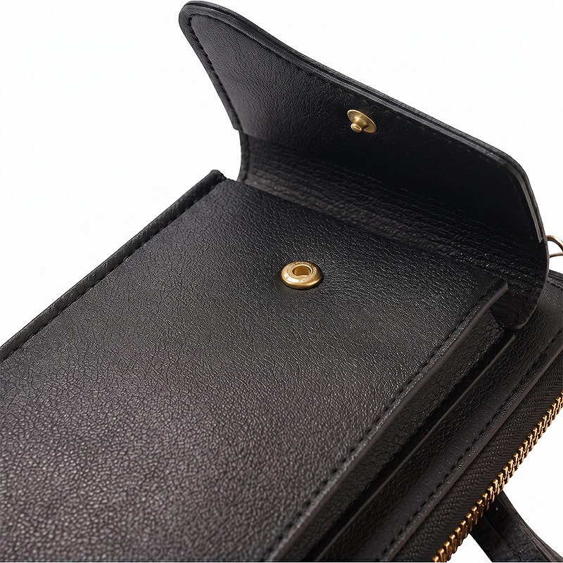 PHONE BAG WITH WALLET FUNCTION (18*11*5CM) BLACK - Billede 2
