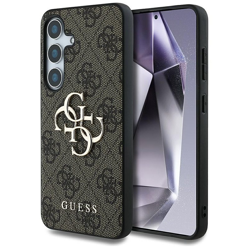 Etui Guess Big 4G Logo Classic Logo do   Samsung Galaxy S25+ brązowy