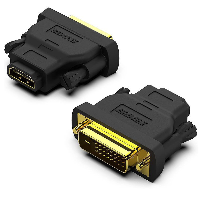 BENFEI adapter DVI to HDMI bidirectional 2 pack black