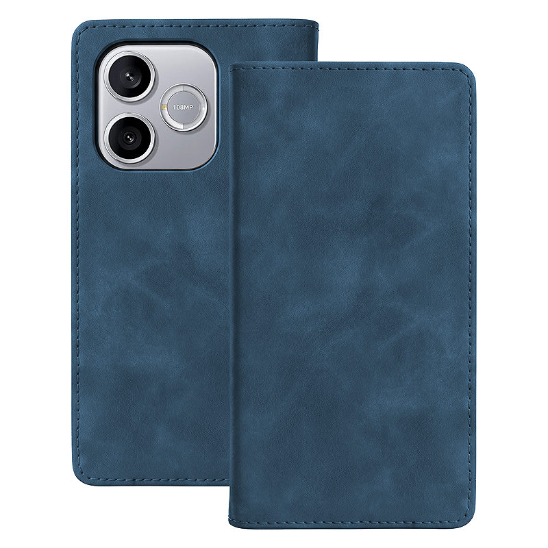 Smart Suede case for Honor 600 lite navy blue