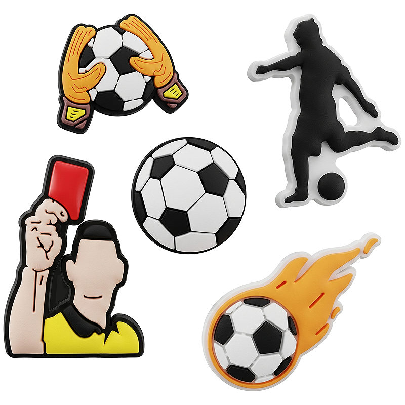3D Sticker Football 5pcs set