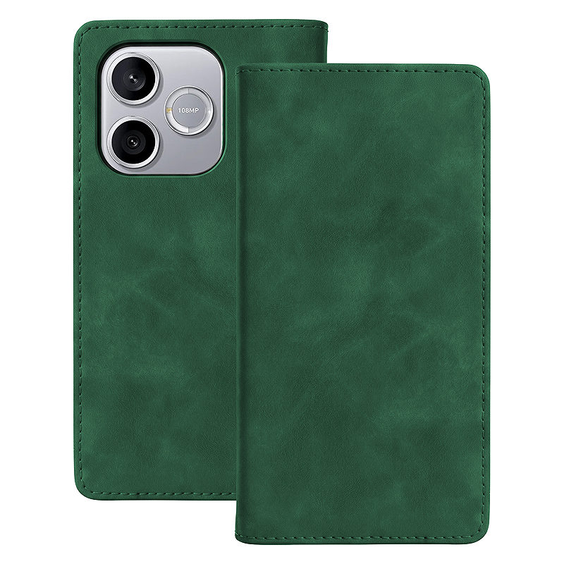 Smart Suede case for Honor 600 lite green