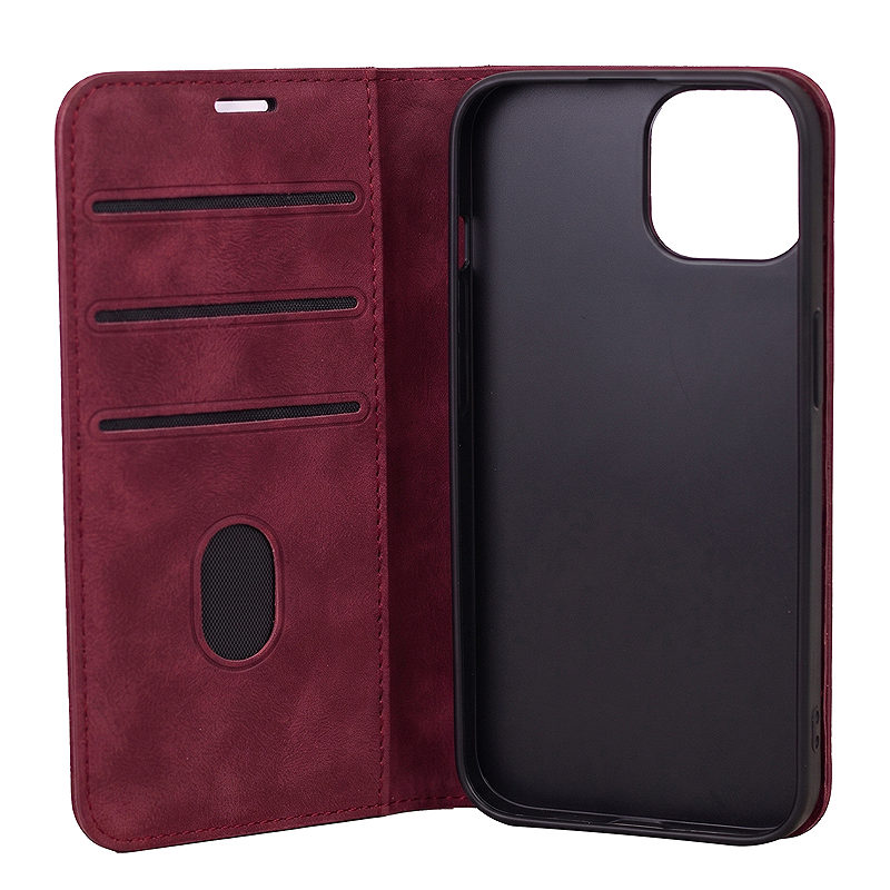 Smart Suede case for Motorola Edge 70 Fusion maroon - Billede 4
