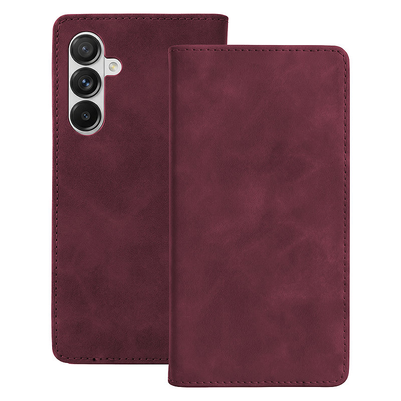 Smart Suede case for Samsung Galaxy A16 5G maroon