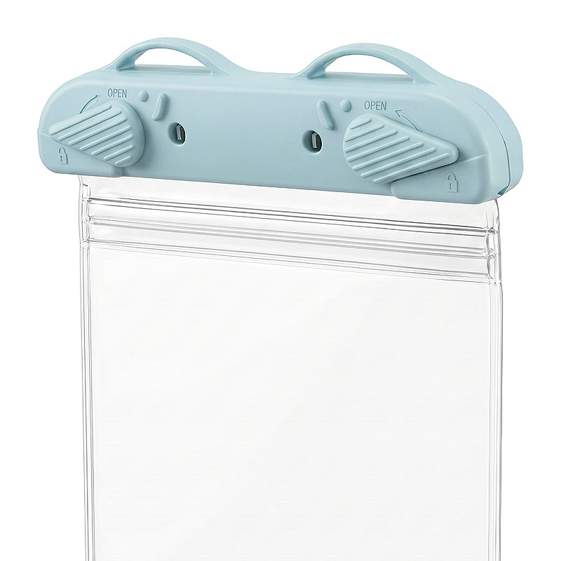 Waterproof case rainbow light blue - Billede 2