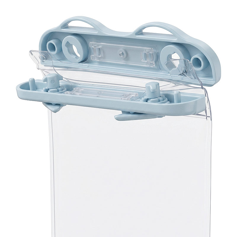 Waterproof case rainbow light blue - Billede 3