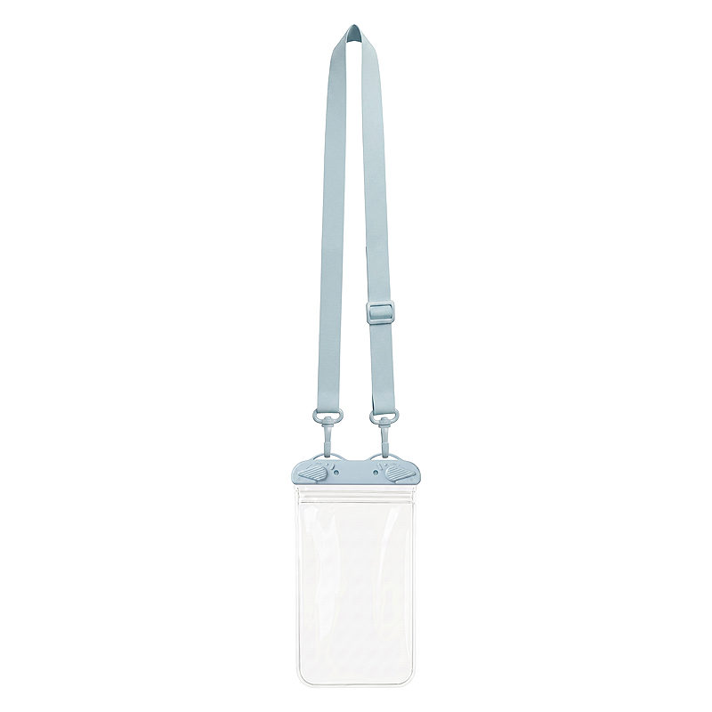 Waterproof case rainbow light blue - Billede 4