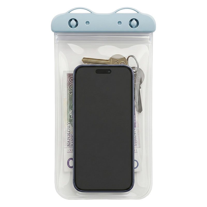 Waterproof case rainbow light blue - Billede 5