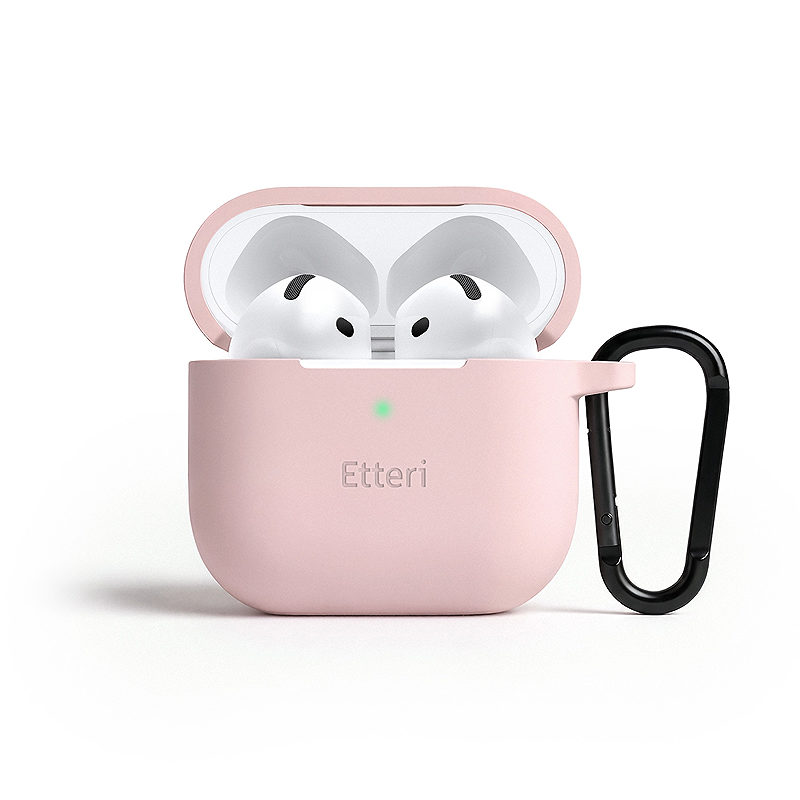 Etteri silicone case for AirPods 4 light pink