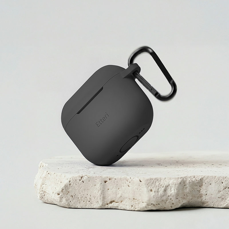 Etteri silicone case for AirPods 4 black - Billede 4