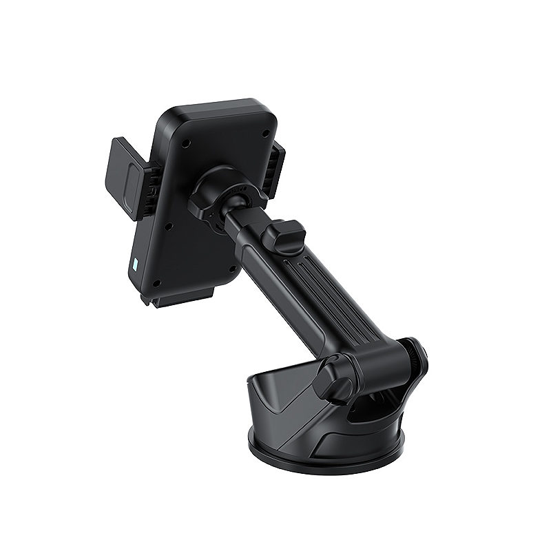 XO car holder WX043 with wireless inductive charger black 15W with suction cup - Billede 3