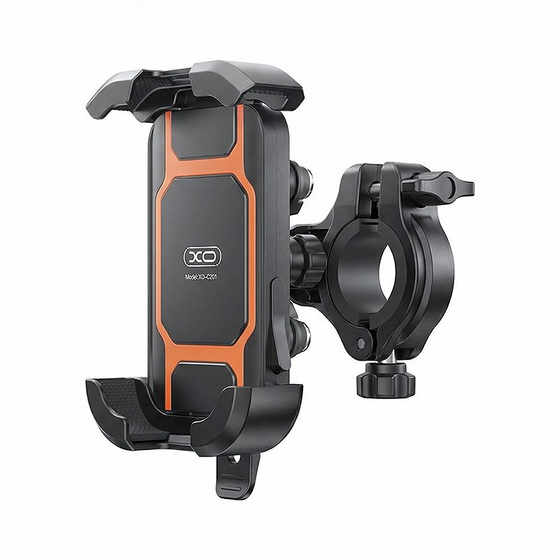 XO bike/ motorcycle mount holder C201 black-orange