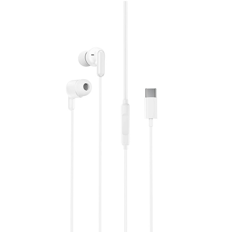 XO wired earphones EP84 USB-C white