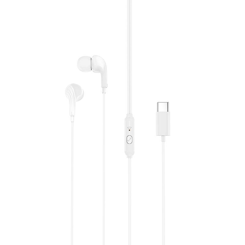 XO wired earphones EP82 USB-C white