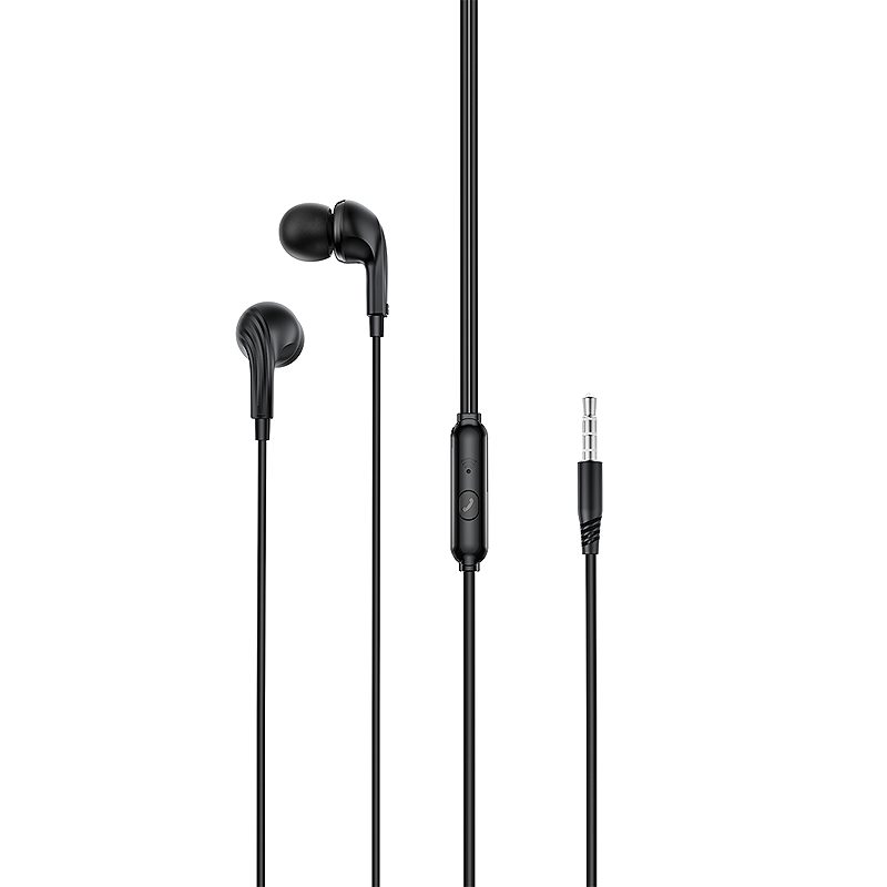 XO wired earphones EP86 jack 3,5mm black
