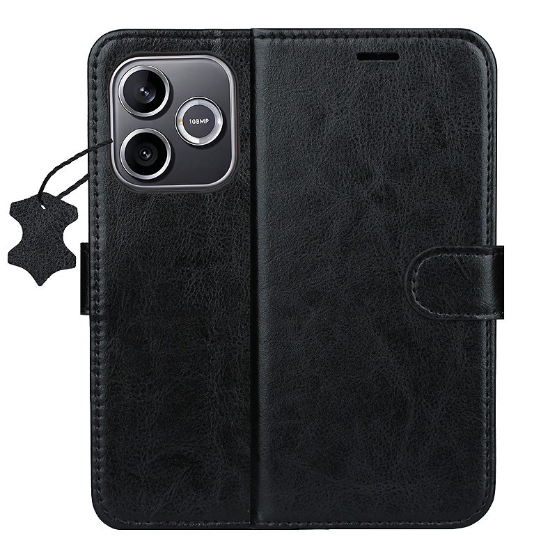 Smart Luxe leather case for Honor 600 Lite black