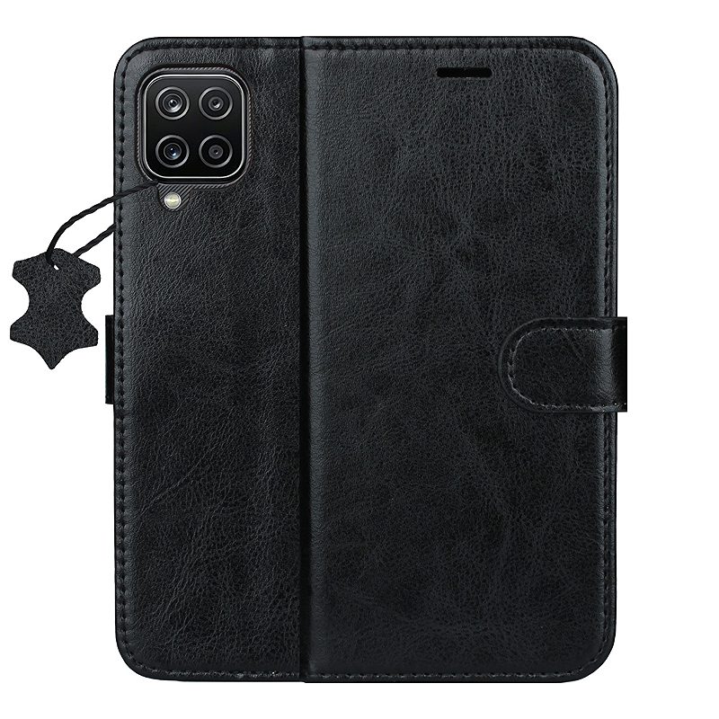 Smart Luxe leather case for  Samsung Galaxy A12 / M12  brown