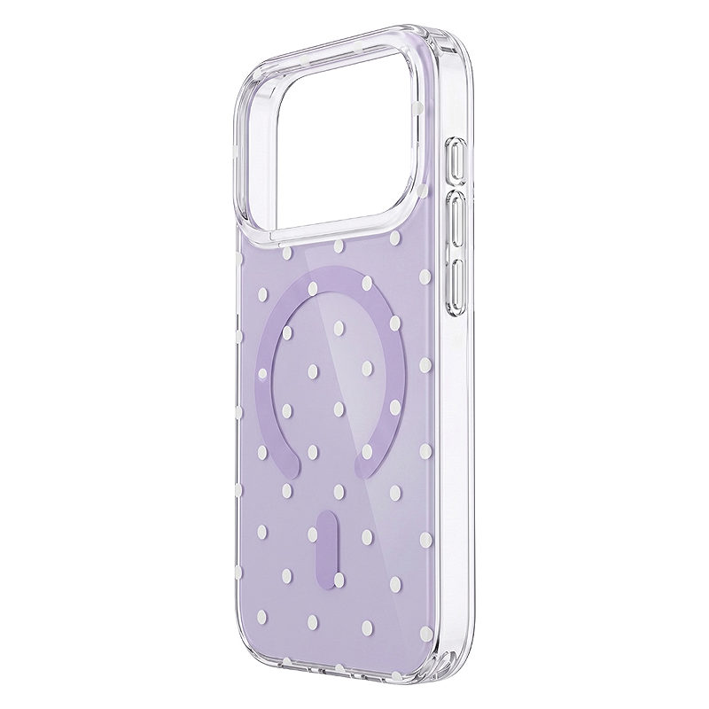 Bubble Dots Mag case for iPhone 13 / 14 6,1" purple - Billede 3