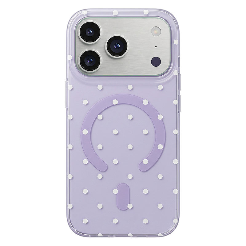 Bubble Dots Mag case for Samsung S24 / S25 purple - Billede 4