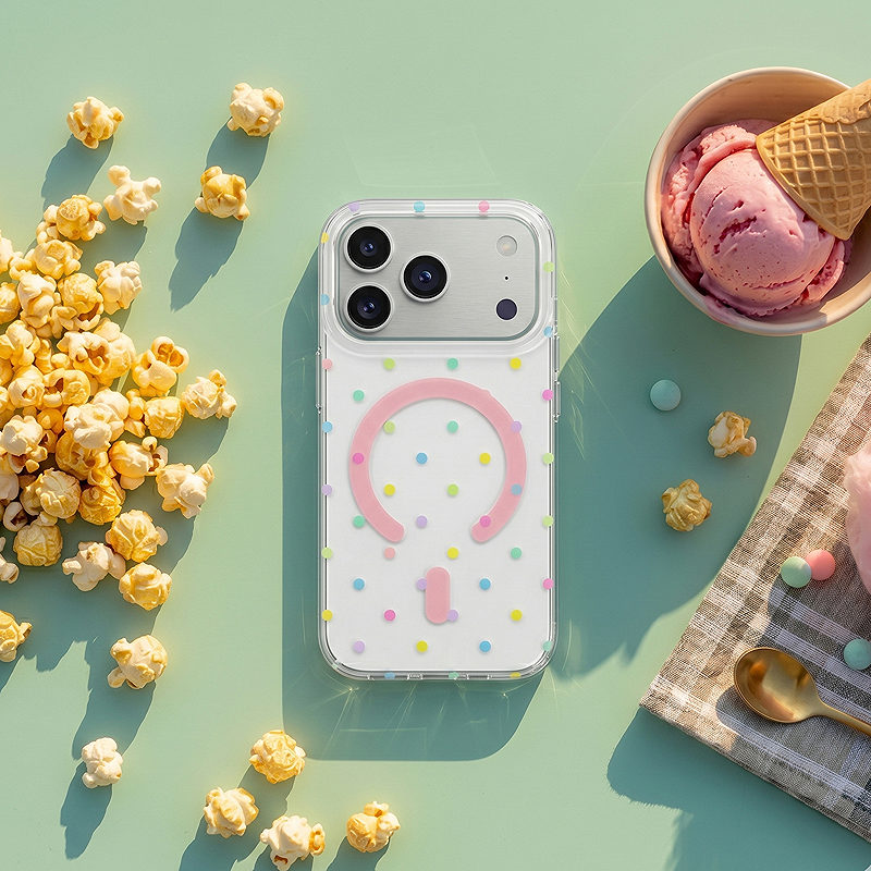 Bubble Dots Mag case for Samsung S26 white - Billede 5