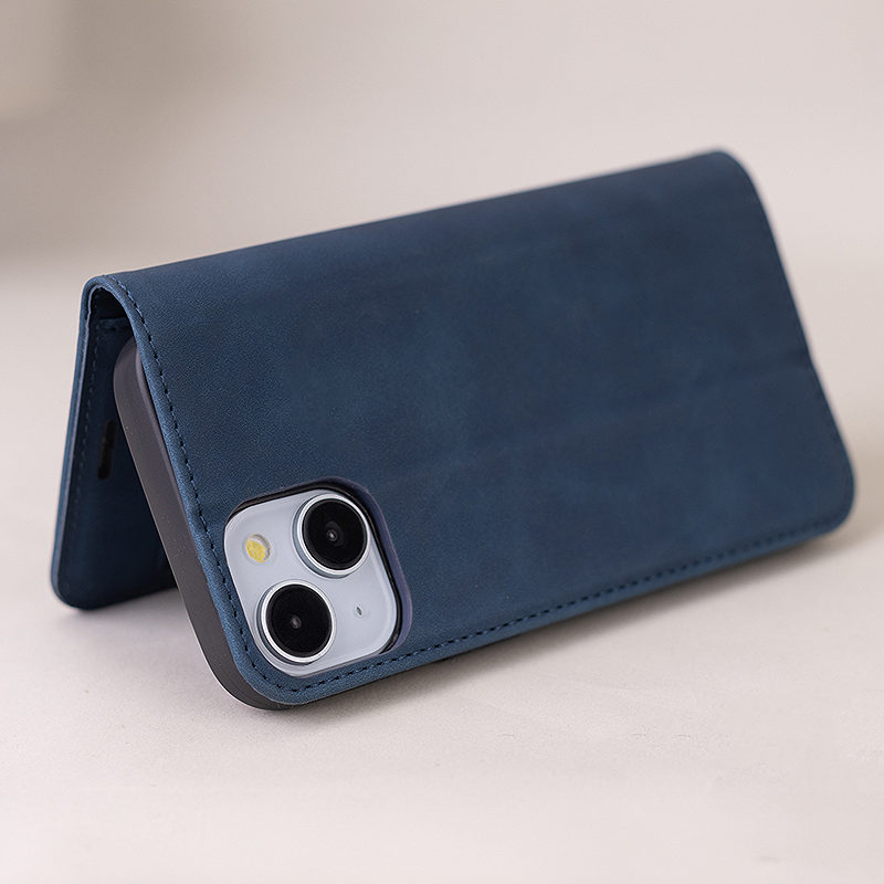 Smart Suede case for Google Pixel 11 Pro XL navy blue - Billede 5