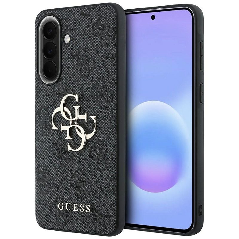 Guess HC PU 4G Big Metal Logo case for Samsung Galaxy A57 black
