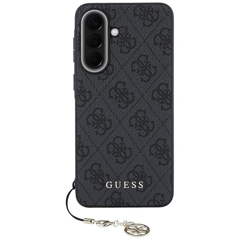 Guess HC PU 4G Classic Logo case with charm for Samsung Galaxy A57 black - Billede 2