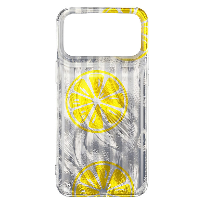 Ultra Trendy Summer case for iPhone 15 6,1" lemon - Billede 2