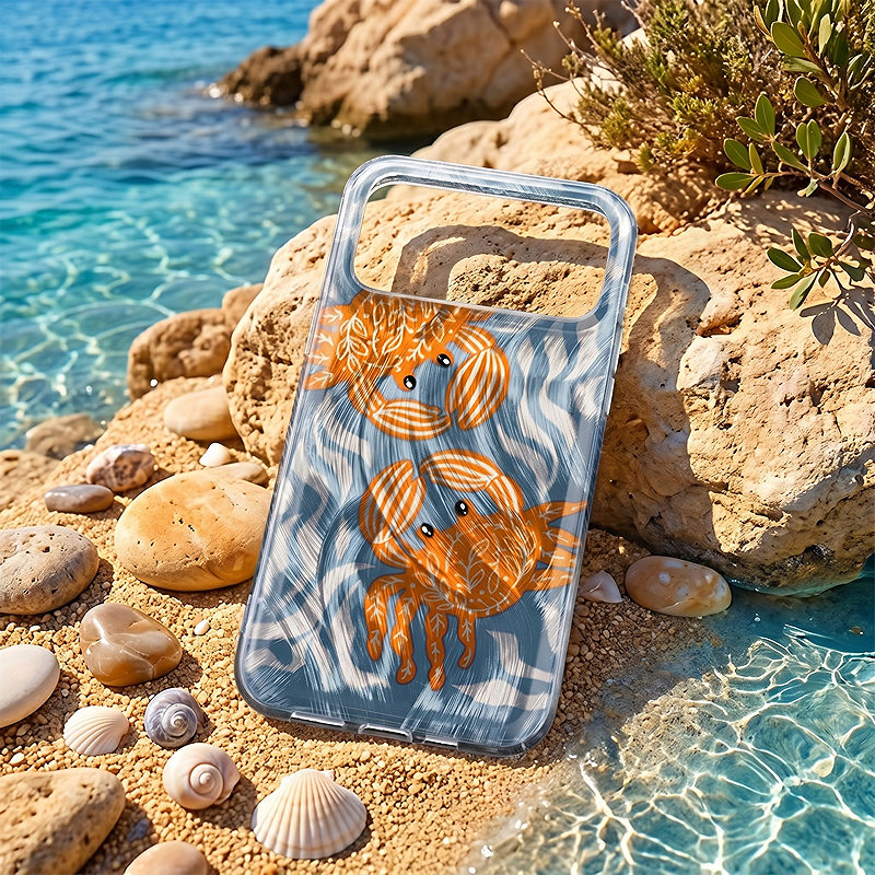 Ultra Trendy Summer case for iPhone 12 / 12 Pro 6,1" crab - Billede 5