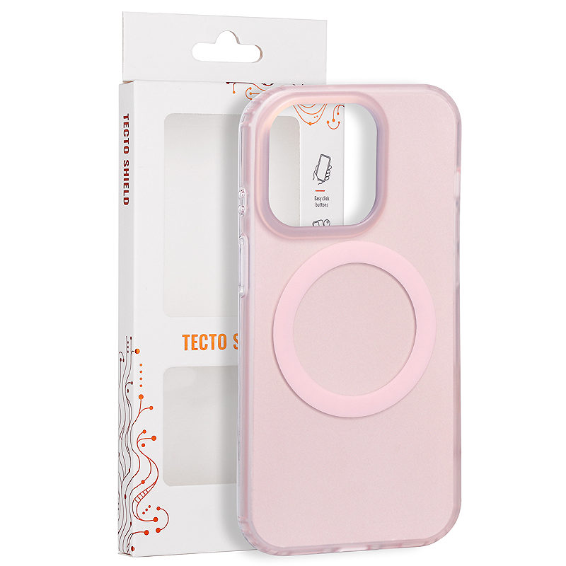 Tecto Shield Mistiq Mag case for iPhone 14 Pro 6,1" pink