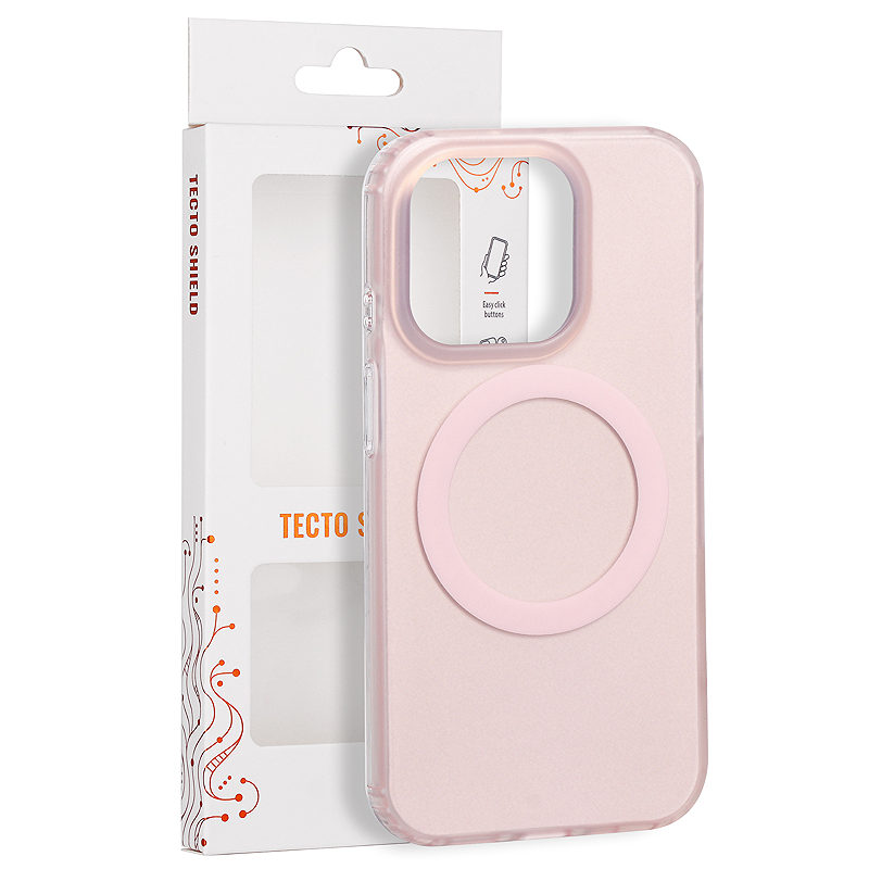 Tecto Shield Mistiq Mag case for iPhone 15 Pro 6,1" pink