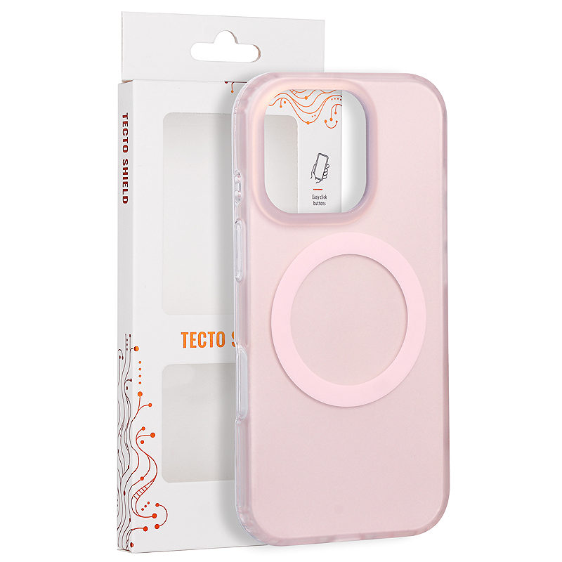 Tecto Shield Mistiq Mag case for iPhone 16 Pro 6,3" pink
