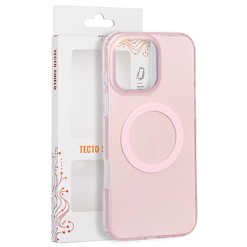 Tecto Shield Mistiq Mag case for iPhone 16 Pro Max 6,9" pink