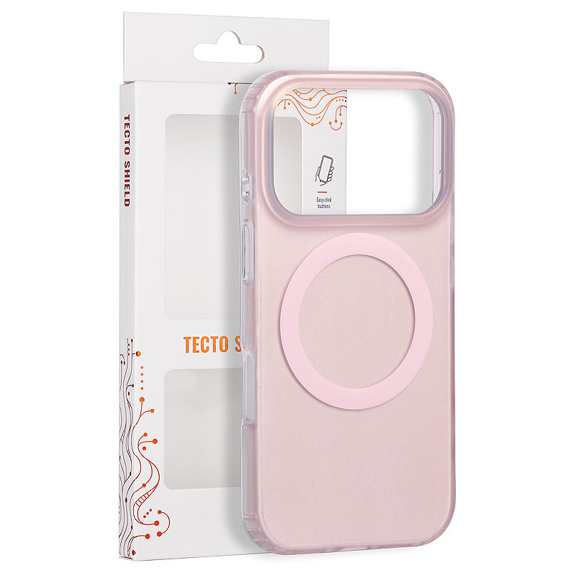 Tecto Shield Mistiq Mag case for iPhone 17 Pro 6,3" / 18 Pro 6,3" pink