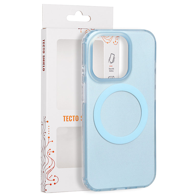 Tecto Shield Mistiq Mag case for iPhone 15 Pro 6,1" blue