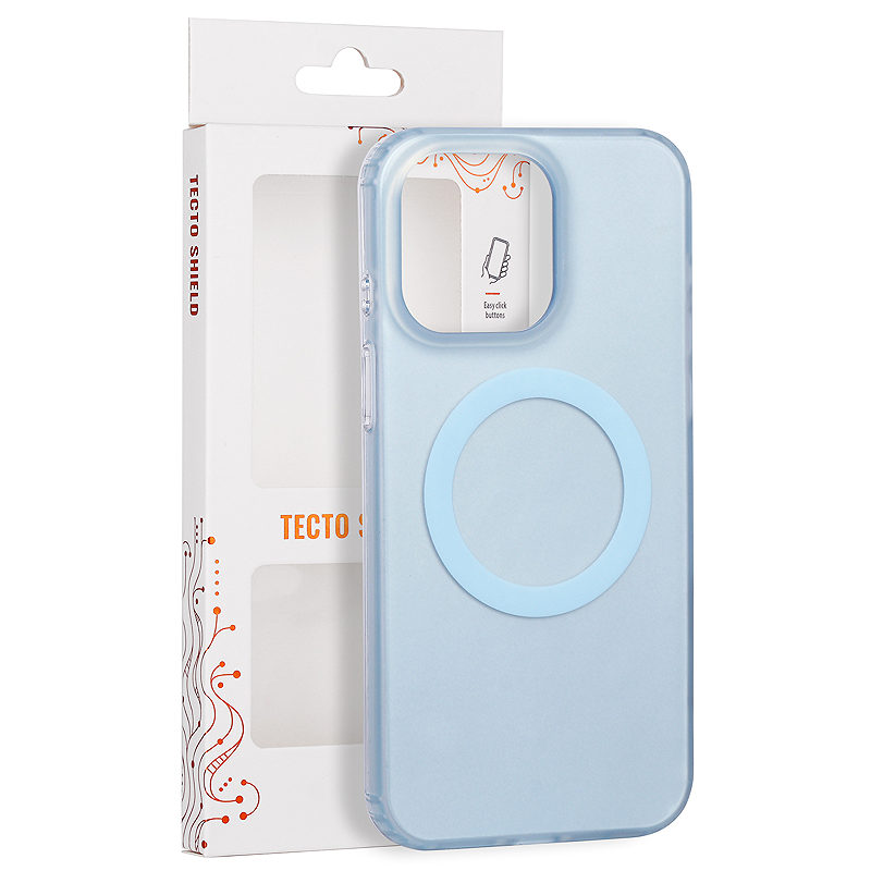 Tecto Shield Mistiq Mag case for iPhone 15 Pro Max 6,7" blue