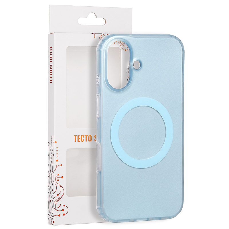Tecto Shield Mistiq Mag case for iPhone 16 6,1" blue
