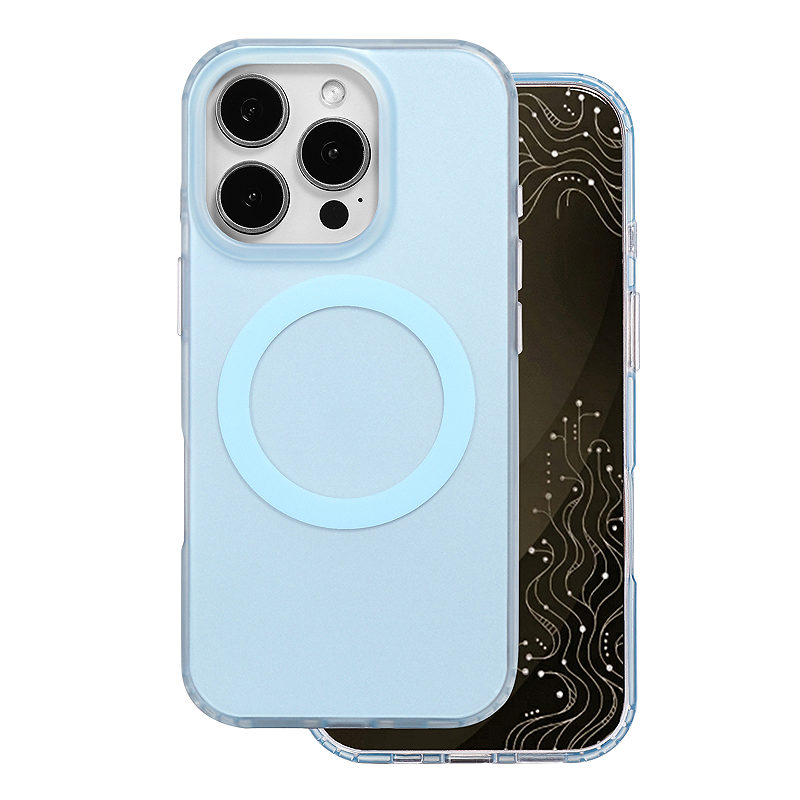 Tecto Shield Mistiq Mag case for iPhone 16 Pro 6,3" blue - Billede 2