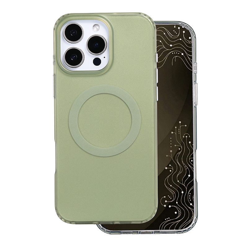 Tecto Shield Mistiq Mag case for iPhone 15 Pro 6,1" olive - Billede 2