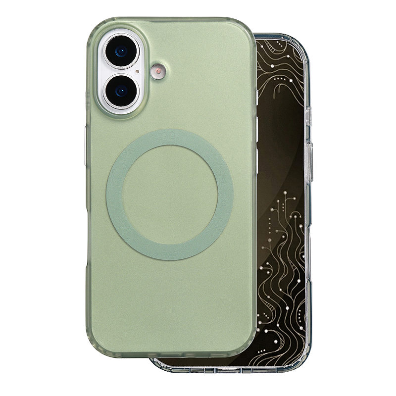 Tecto Shield Mistiq Mag case for iPhone 16 6,1" olive - Billede 2
