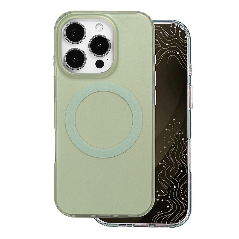 Tecto Shield Mistiq Mag case for iPhone 16 Pro 6,3" olive - Billede 2