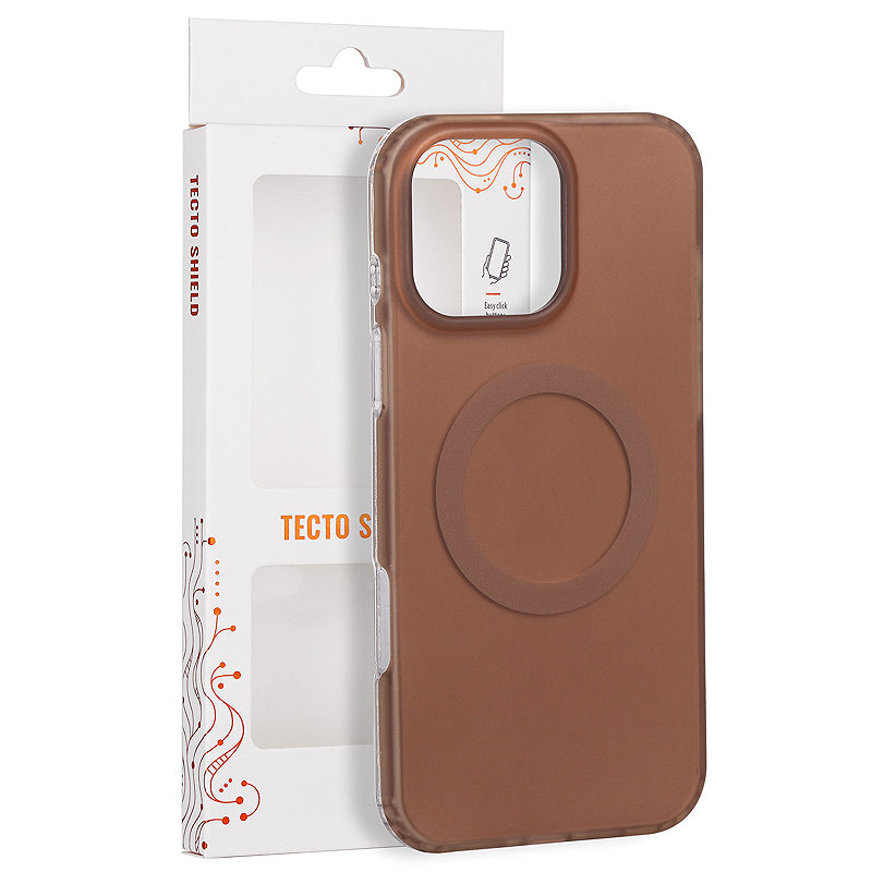 Tecto Shield nakładka Mistiq Mag case for iPhone 16 Pro Max 6,9" brown