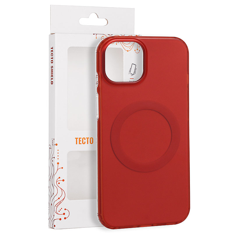 Tecto Shield Mistiq Mag case for iPhone 15 6,1" red