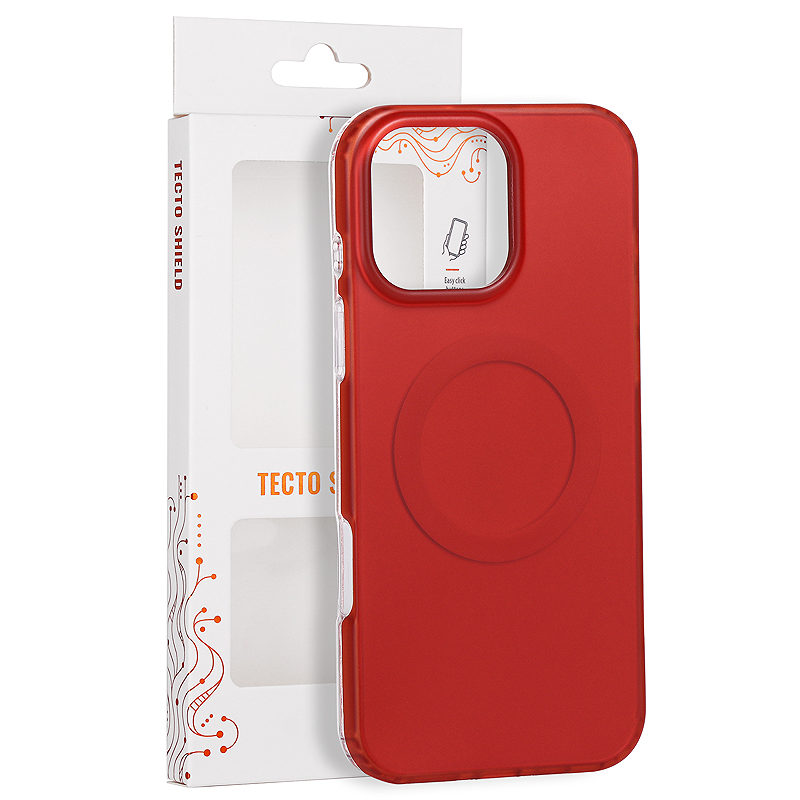 Tecto Shield Mistiq Mag case for iPhone 15 Pro 6,1" red