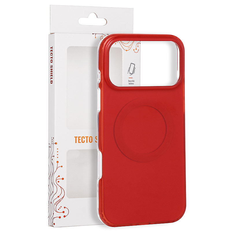 Tecto Shield Mistiq Mag case for iPhone 17 Pro Max 6,9" / 18 Pro Max 6,9" red